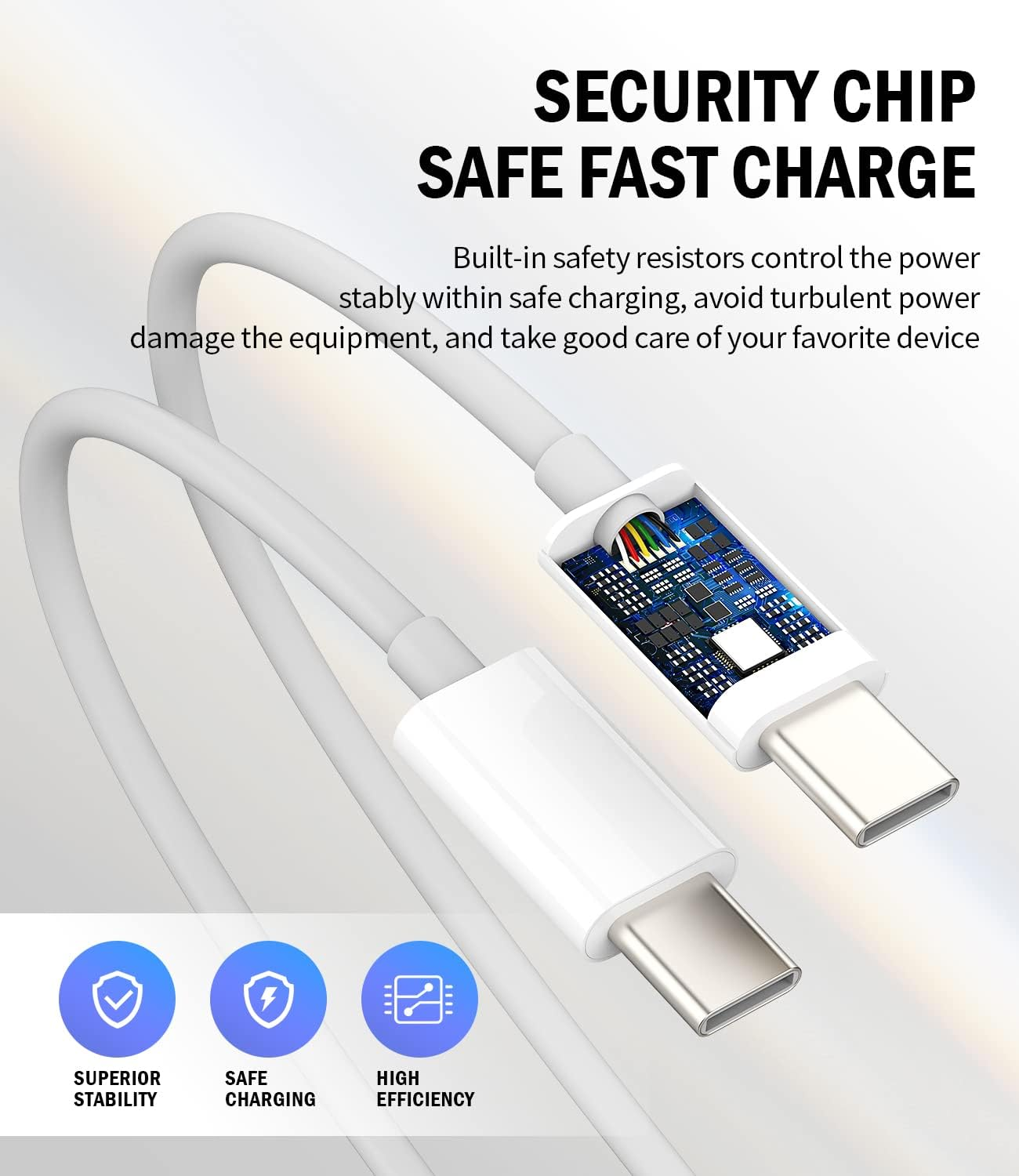 USB C Cable to USBC Charger Extension USB a Adapter Charging Fast Cord Power Data Type Thunderbolt 2 3 4 Port Extender Compatible for Apple for Ipad Pro Macbook Air Galaxy S21 S20 S10 Pixel