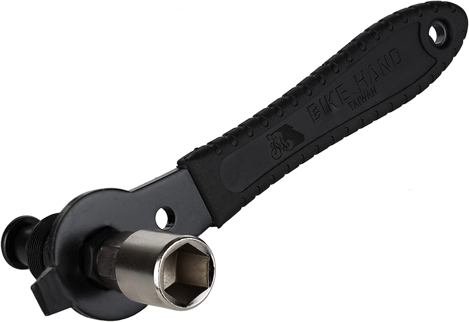 BIKEHAND Bike Crank Extractor Puller Remover for Square Threaded Taper Crankset or ISIS & Octalink - Easy Bicycle Crank Arm Removal Tool