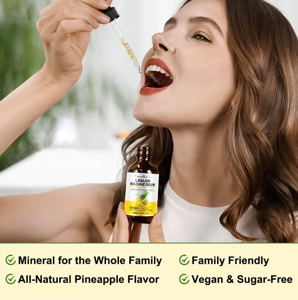 Liquid Magnesium Drops &ndash; Ionic Mineral Formula with Naturally Occurring Magnesium &ndash; Plant-Based, Vegan-Friendly &ndash; 60Ml image number 2