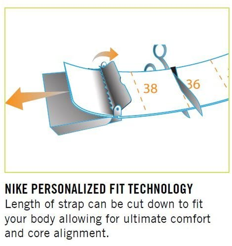 Nike Men'S New Tech Essentials Reversible Web Belt, Khaki/White, One Size - Team Orange/White image number 6