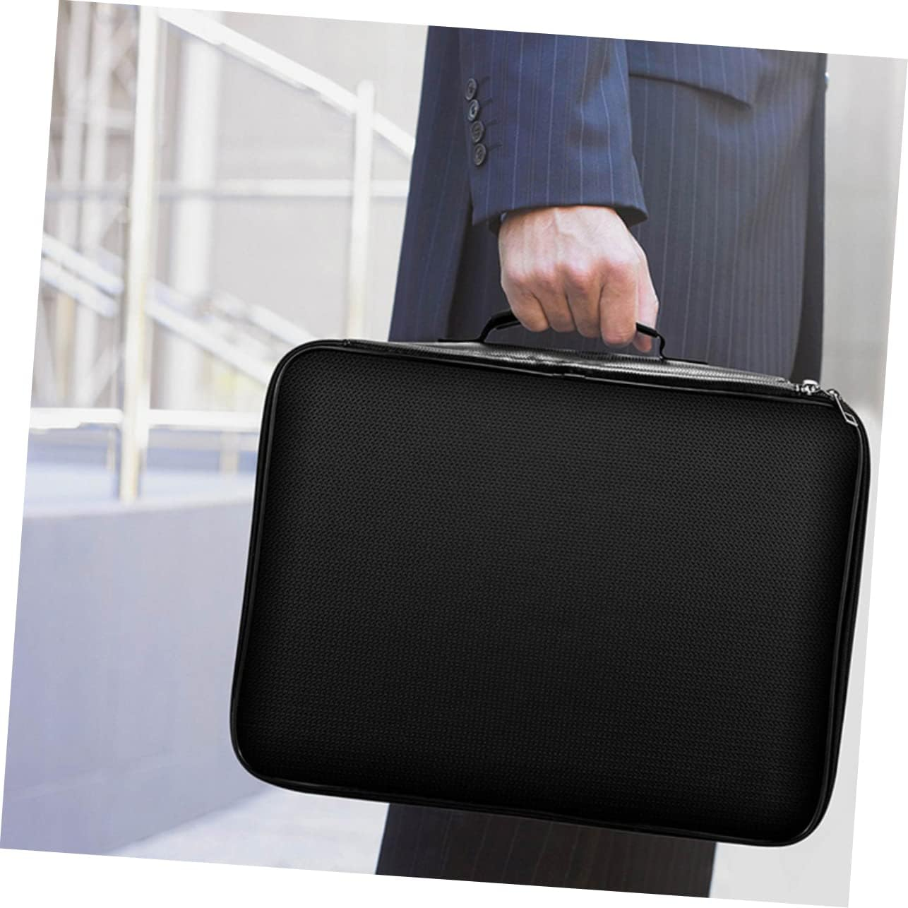 LIFKOME Fireproof Money Safe Document Bag Fireproof File Bag File Storage Pouch for Office image number 3