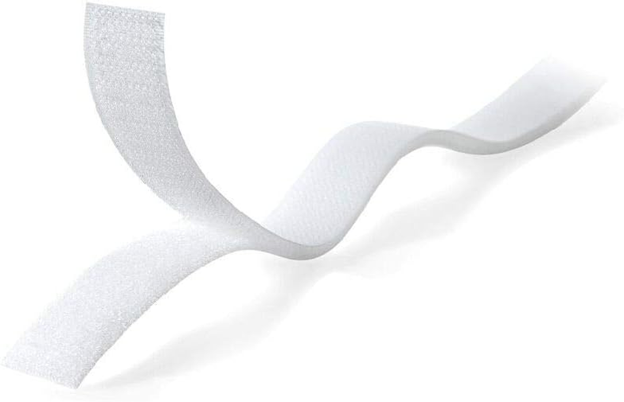 VELCRO Brand for Fabrics | Iron on Tape No Sewing or Gluing, 61Cm X 1.91Cm, White image number 3