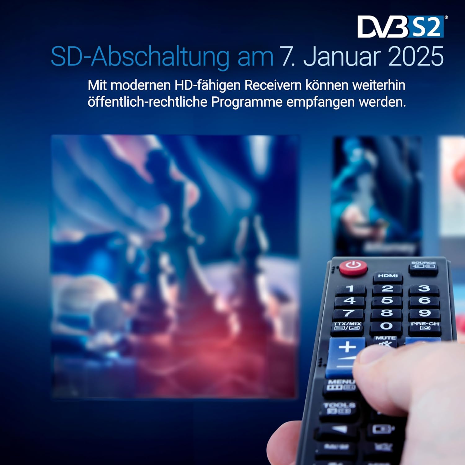 Humax Digital HD Fox Digital HD Satellite Receiver 1080P Digital HDTV Satellite Receiver with 12V Power Supply Camping - Astra Pre-Installed - HDMI, SCART, DVB-S/S2 PVR Ready image number 1