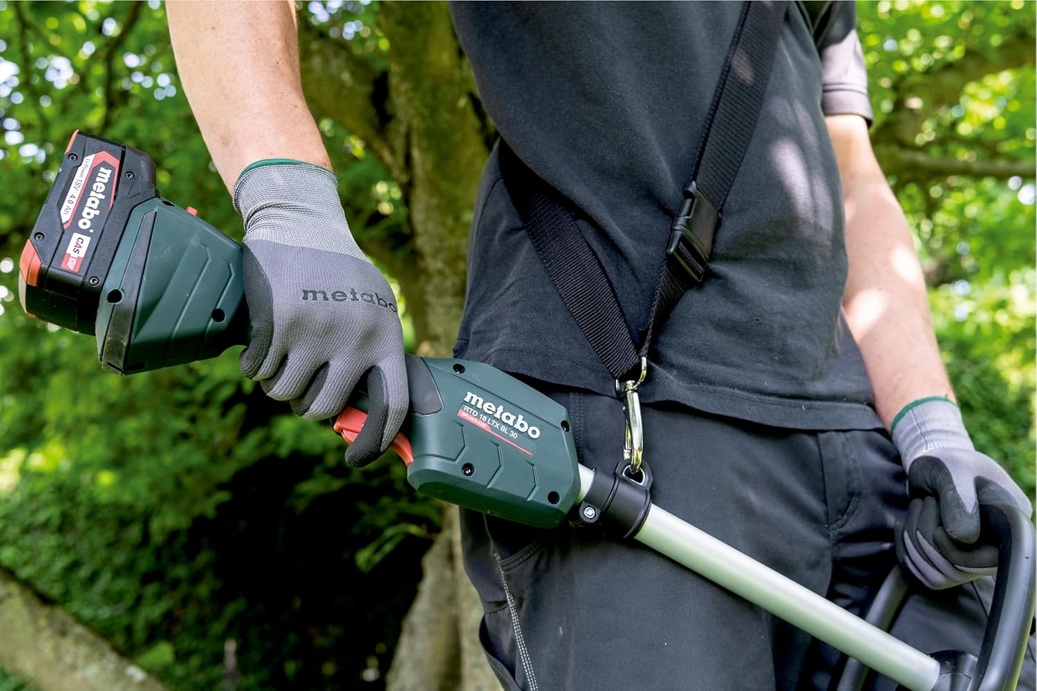 Metabo 18 V Brushless Lawn Trimmer with D-Handle (Skin Only) image number 6