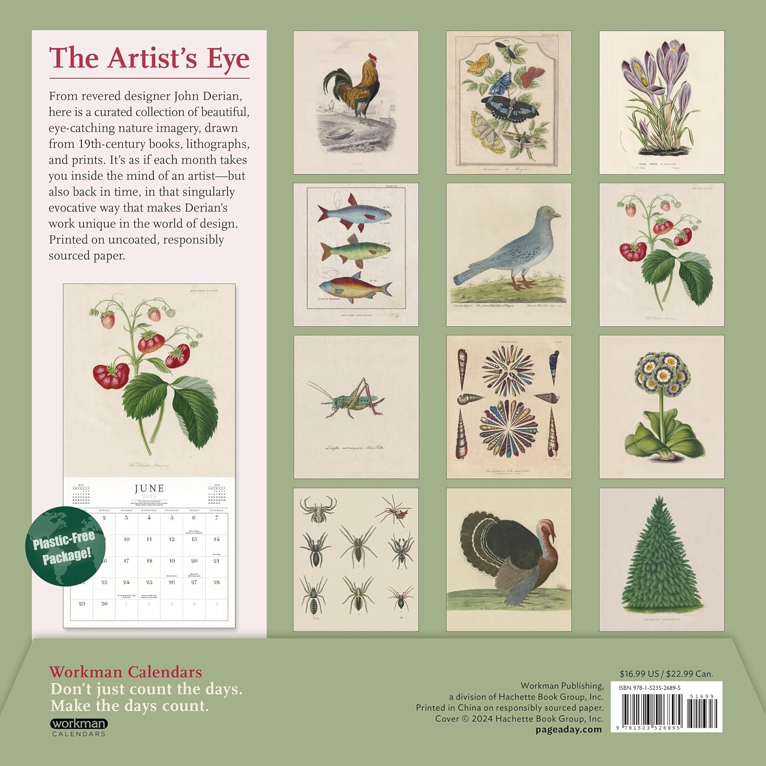 The World of John Derian Wall Calendar 2025 image number 2
