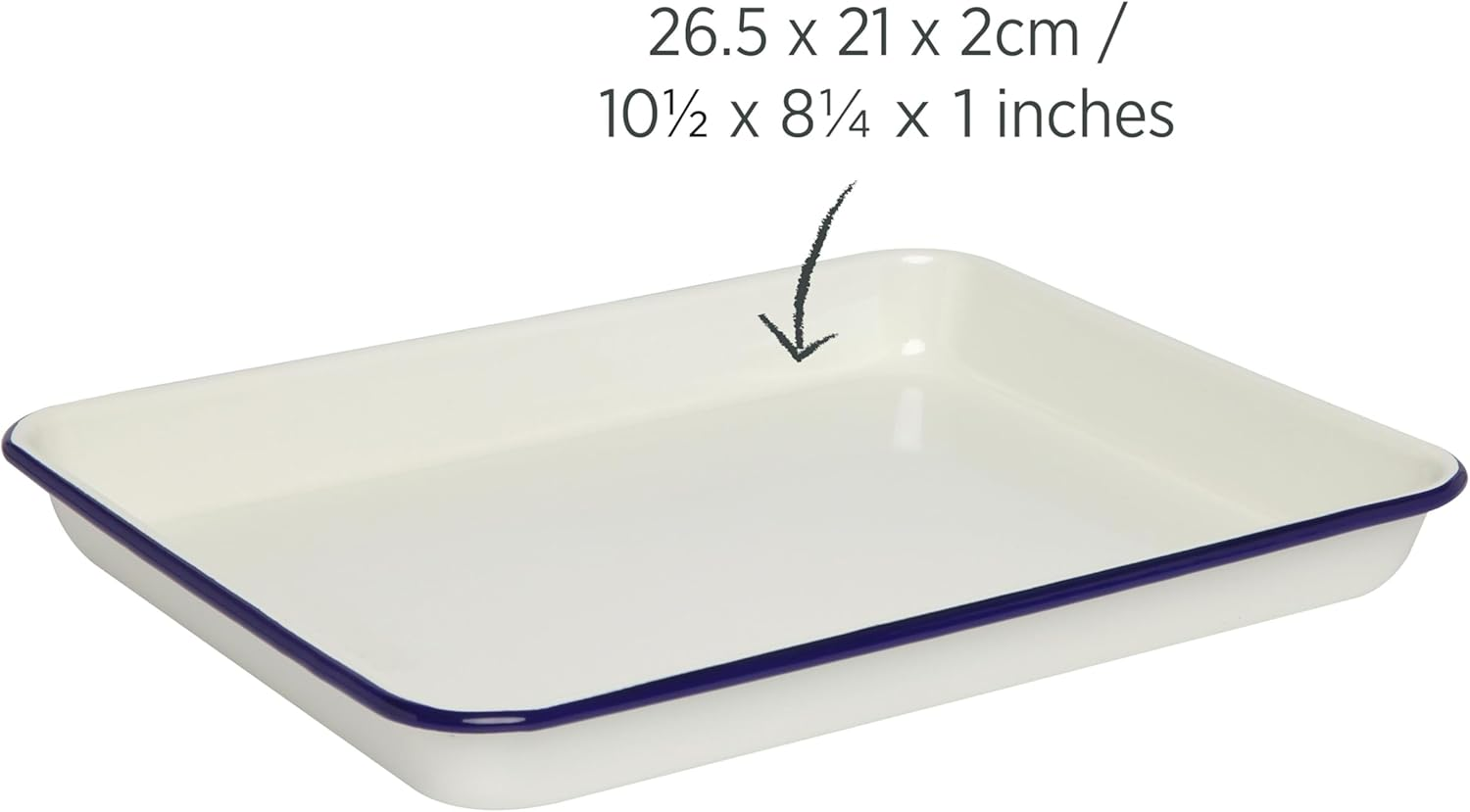 Wiltshire Enamel Bake Tray, 28 Cm Size image number 2