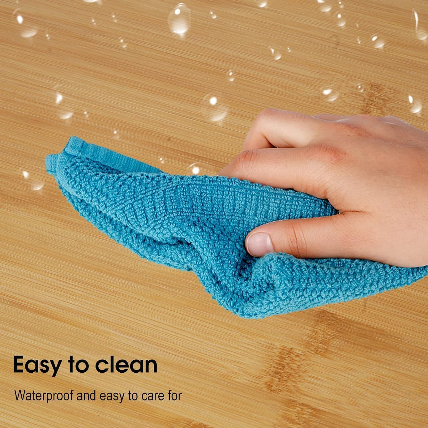 Kapeicamper Microwave Oven Shelf Countertop, Bakers Rack 2 Tier Bamboo Microwave Stand, Utensils Tableware Storage Kitchen Counter Rack, Multipurpose Kitchen Storage Rack Cart image number 3