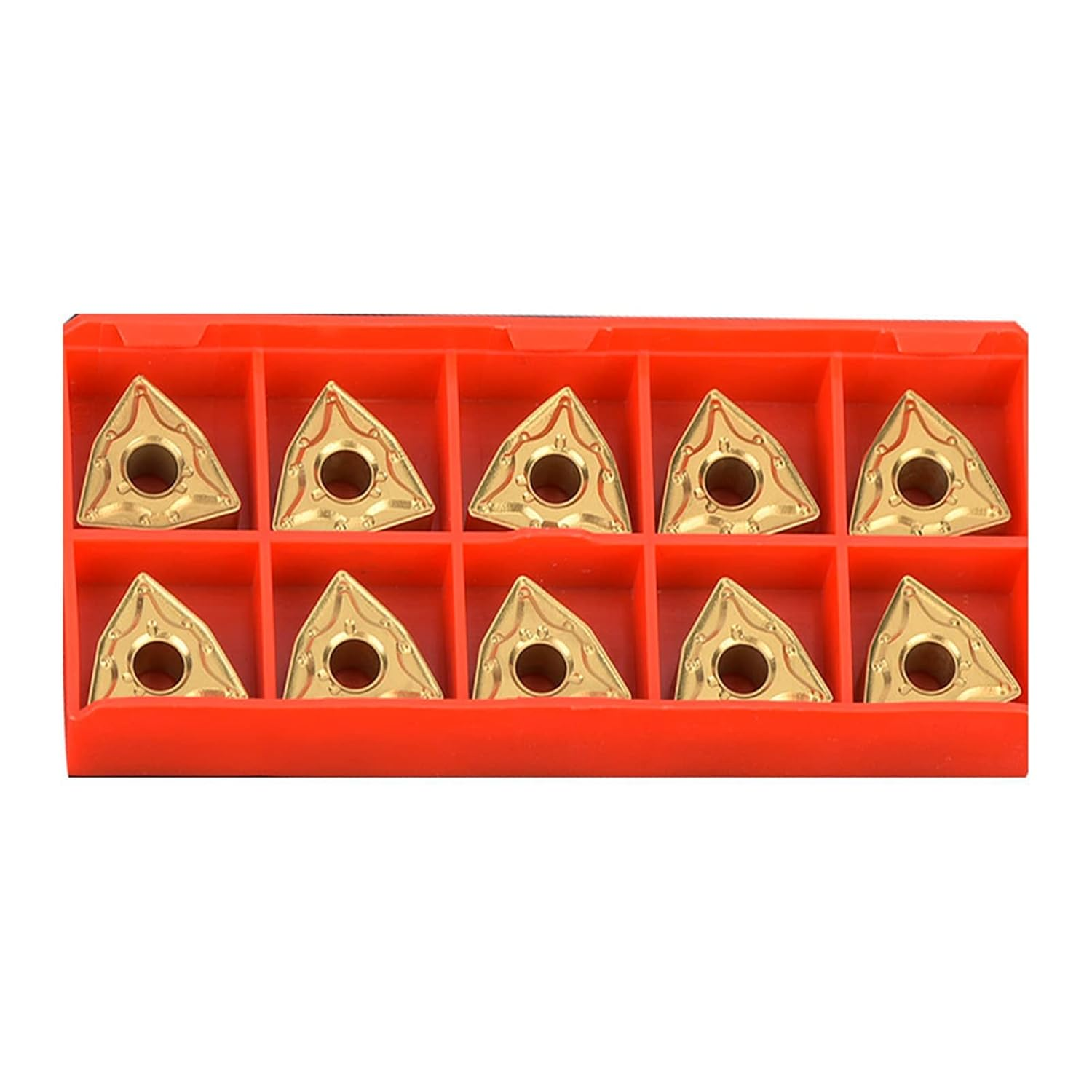 Domary 10PCS WNMG 432 WNMG0804 CNC Inserts Carbide Insert Lathe Turning Tool for Metalworking image number 3