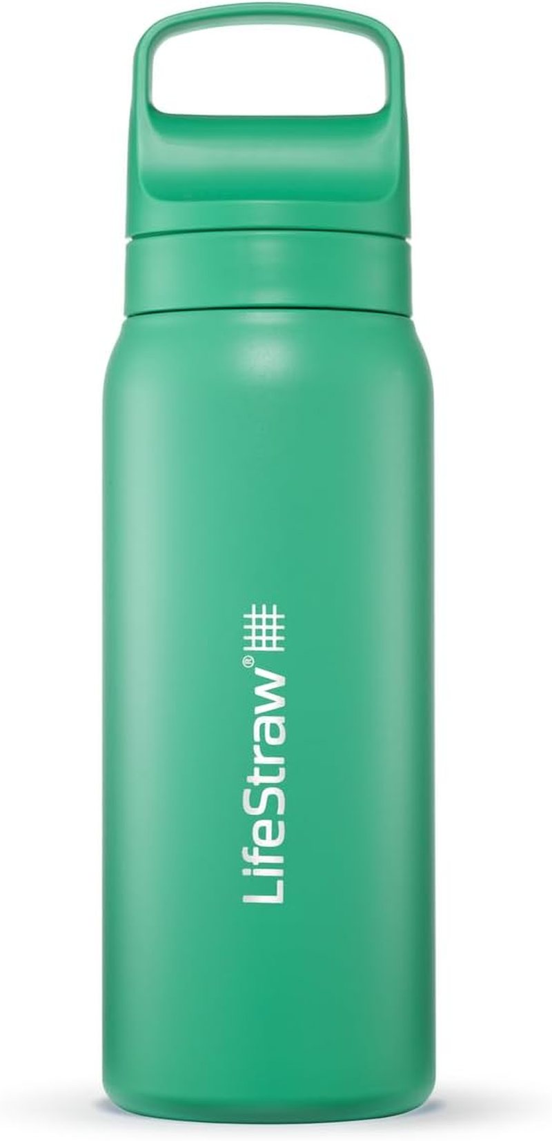 Lifestraw Go 2.0 Stainless Steel Water Filter Bottle, Kyoto Orange, 500 Ml Capacity