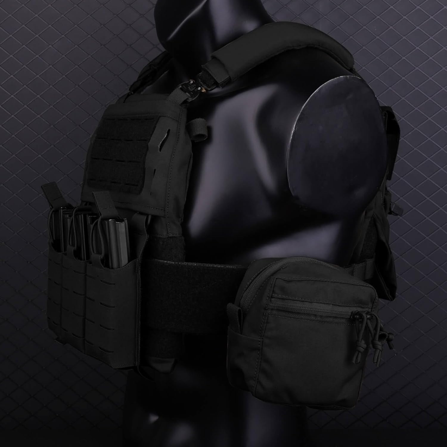 Gp Pouch, General Purpose Admin Pouches Small Utility EDC Pouch Bag for Tactical Belt and Molle Vest as Expanded Storage Bag - Cb image number 6