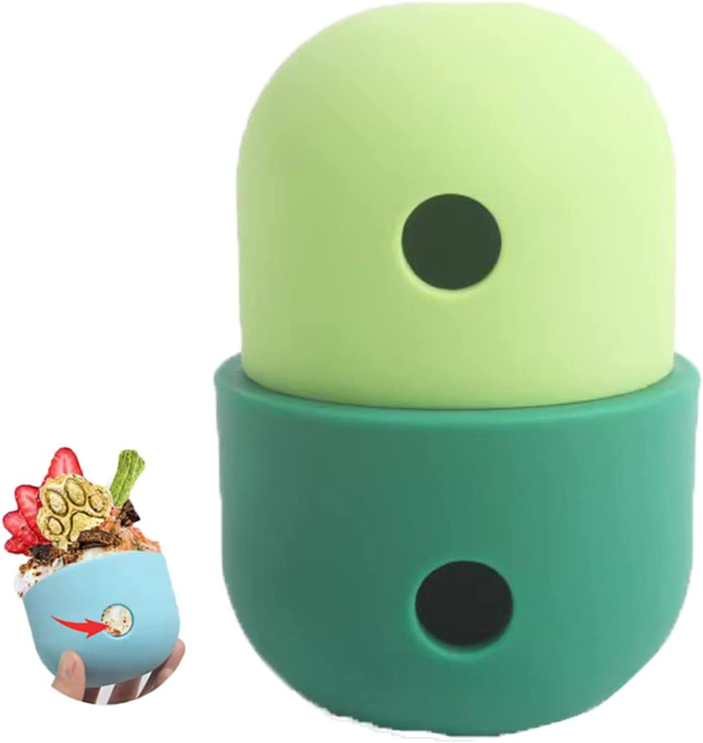 Dog Puzzle Toy Ball Durable Dog Balls for Teeth Cleaning/Iq Training .Dog Puzzle Toys, Dog Enrichment Toys, and Interactive Dog Toys in One .Durable Chewing Ball for Small and Medium Dogs