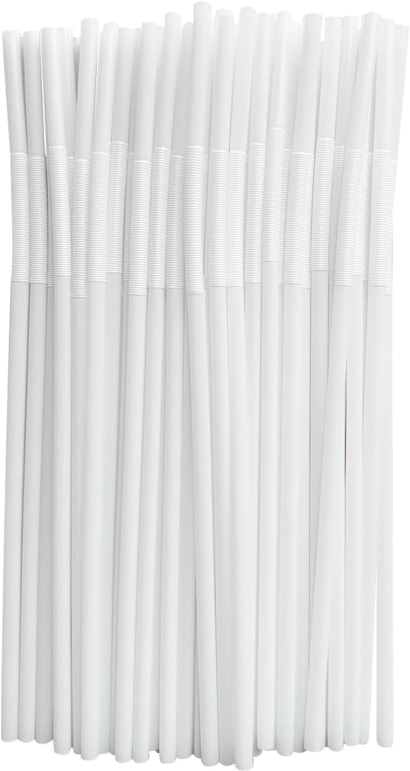 Reusable Drinking Straws, 150 PCS 21Cm Long Multiple Colors Stripes Straws - Suitable for Various Drinks, Juice, Milk, Tea, Daily Use (Multicolor B-150Count)