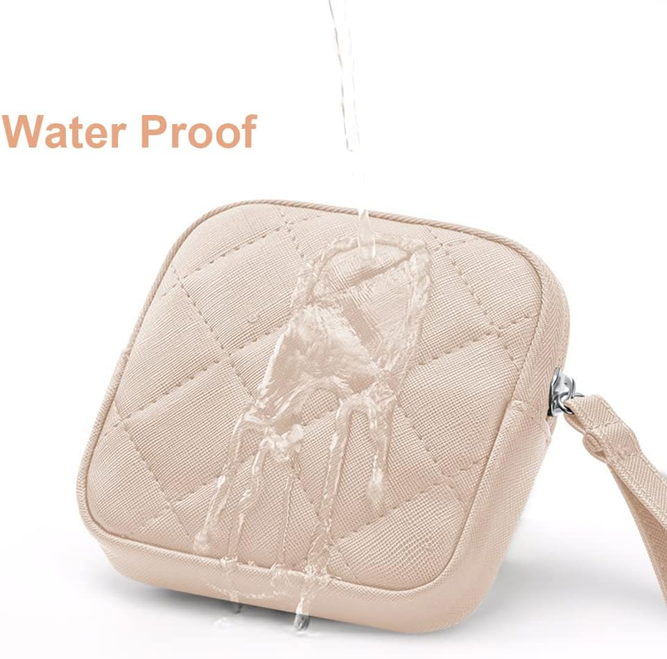 AHAVICS Sanitary Napkin Storage Bag, Menstrual Cup Pouch Portable Sanitary Napkin Pads Storage Bags Feminine Menstruation First Period Pouch for Teen Girls Women Ladies image number 2