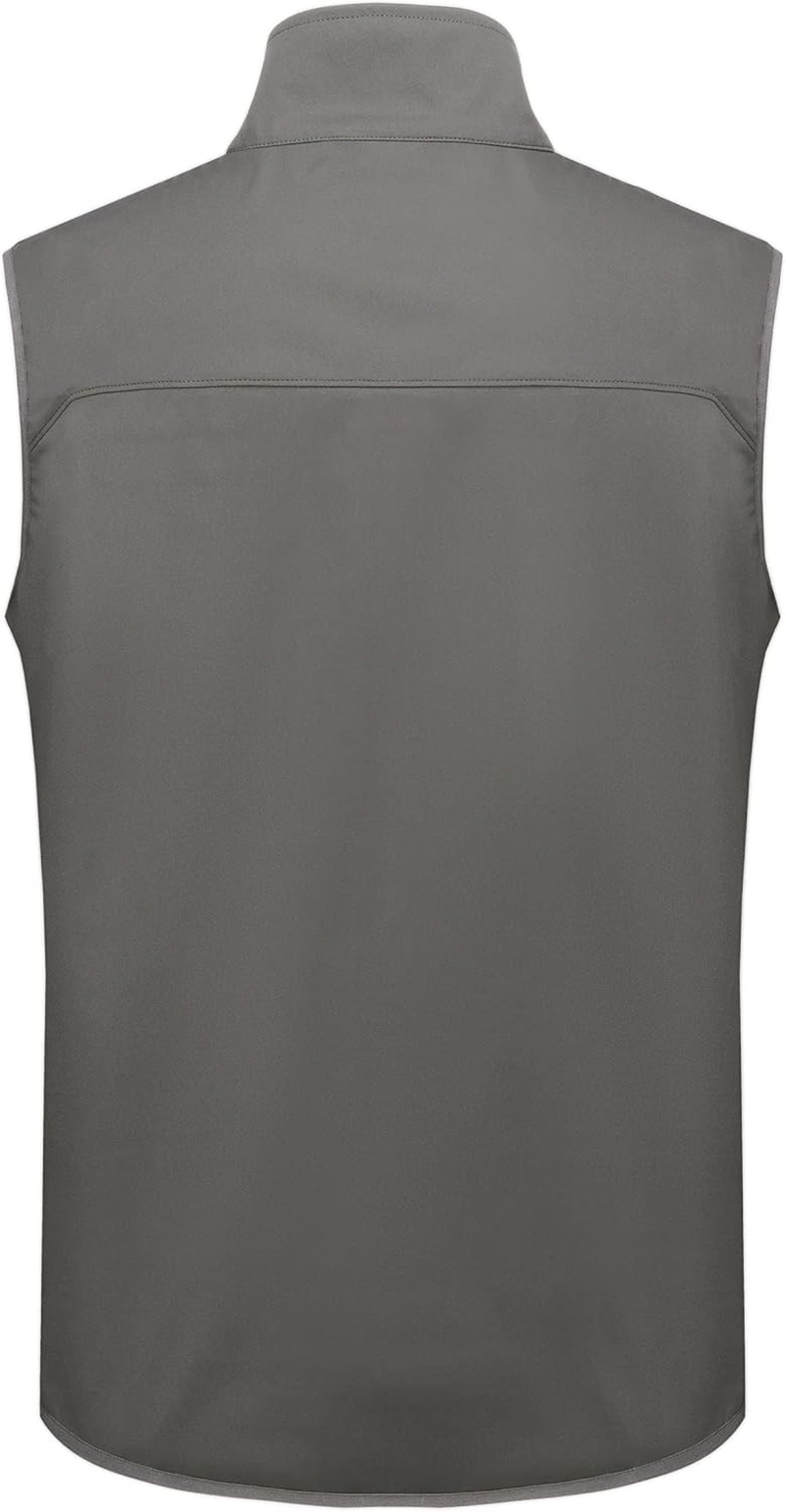 Willit Men'S Golf Vest Lightweight Softshell Vest Outerwear Sleeveless Jacket for Hiking Runing Causal image number 5