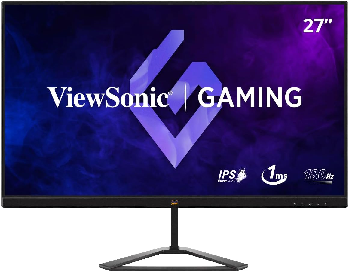 Viewsonic VX2779-HD-PRO 27 Inch Full HD 1080P Fast IPS Gaming Monitor with 180Hz, 1Ms MPRT, AMD Freesync, HDR10, 3 Sided Frameless, Tilt Adjustment, VESA, Dula HDMI & DP, Eye Care image number 5