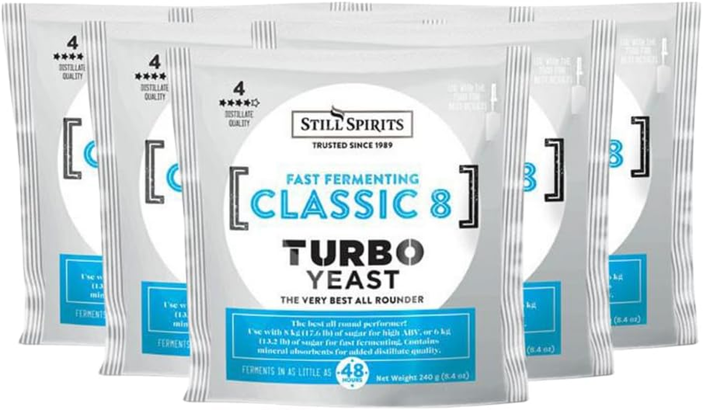 Still Spirits - Classic 8 Turbo Yeast - Multi Packs - Bulk Buy & save (10-Pack)