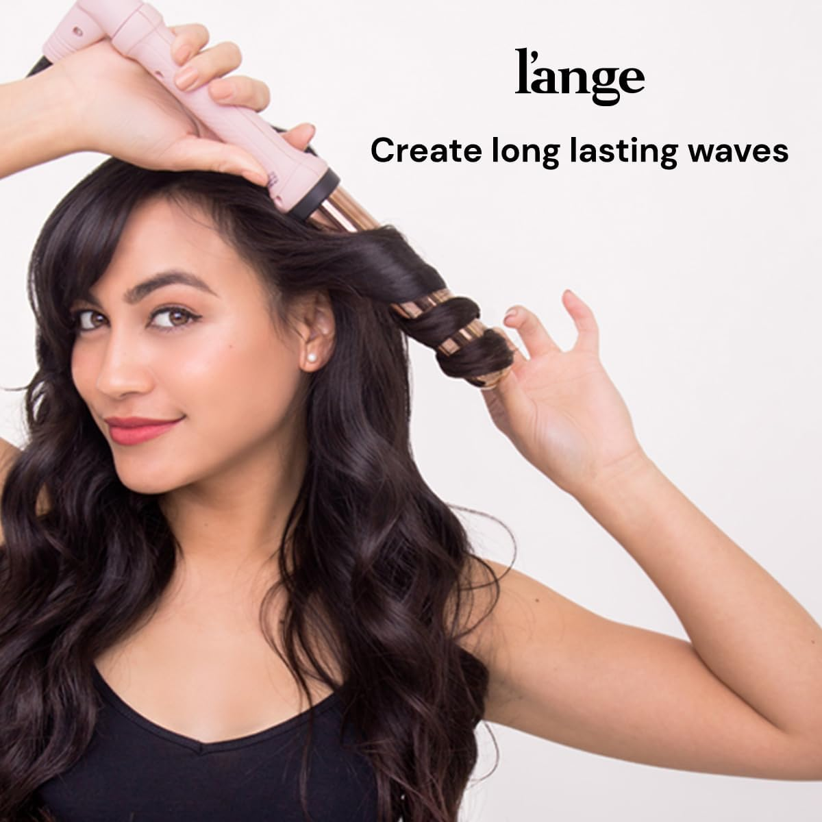 L'ANGE HAIR Ondul&eacute; 32 MM Titanium Curling Wand | Professional Hot Tools Curling Iron 1.25 Inch | Salon Hair Styling Wands for Beach Waves | Best Hair Curler Wand for Frizz-Free, Lasting Curls image number 1