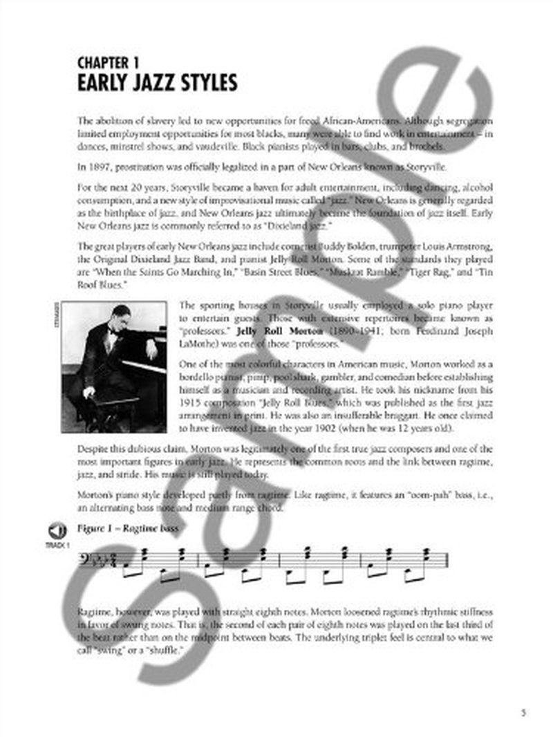 New Orleans Piano Styles: a Guide to the Keyboard Licks of Crescent City Greats (Bk/Online Audio)