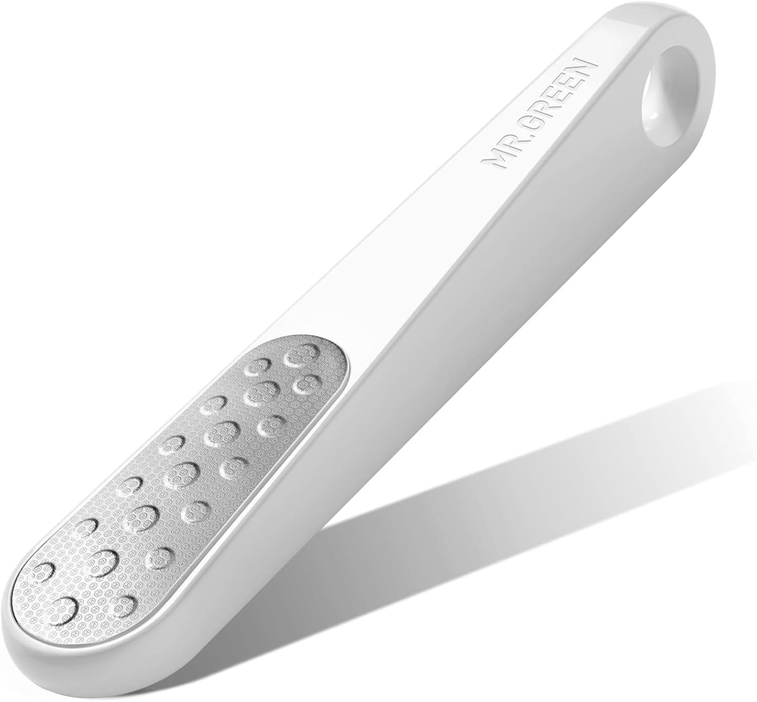 MR.GREEN Foot File Double Sided Callus Remover for Dead Skin Professional Pedicure Tools Callous Scraper Foot Sander Heel Filer (White)