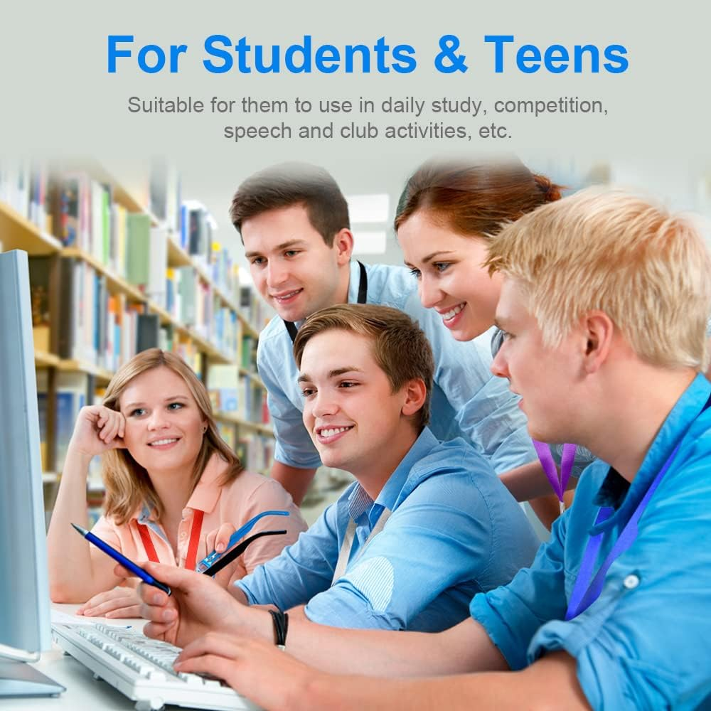 10PCS Mcyye Durable Neck Lanyards, Premium Soft Nylon Lanyard for Kids, 5 Colors for All Kinds of ID Badges Holder, Keys, Wallet, Whistle, Car Key, Cruise, Work, Etc., Comfortable for Your Skin image number 5