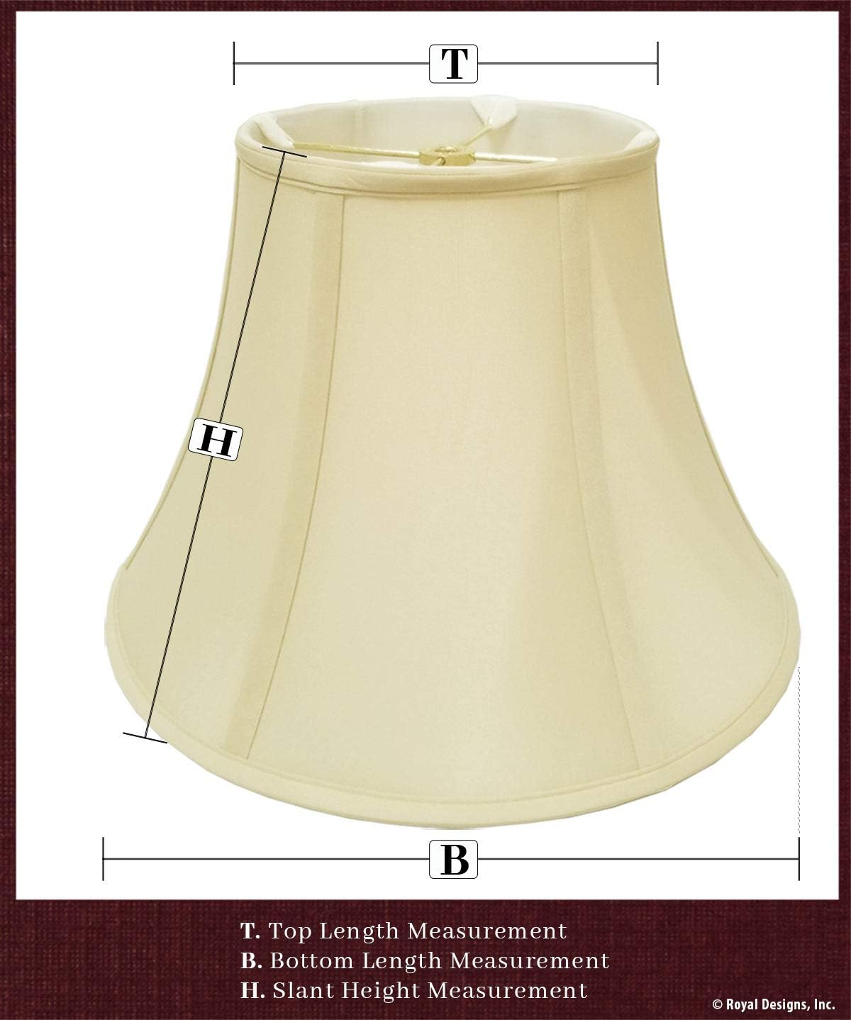 Royal Designs Rectangle Cut Corner Lamp Shade - Beige - (5 X 6.5) X (8 X 12) X 10 image number 5