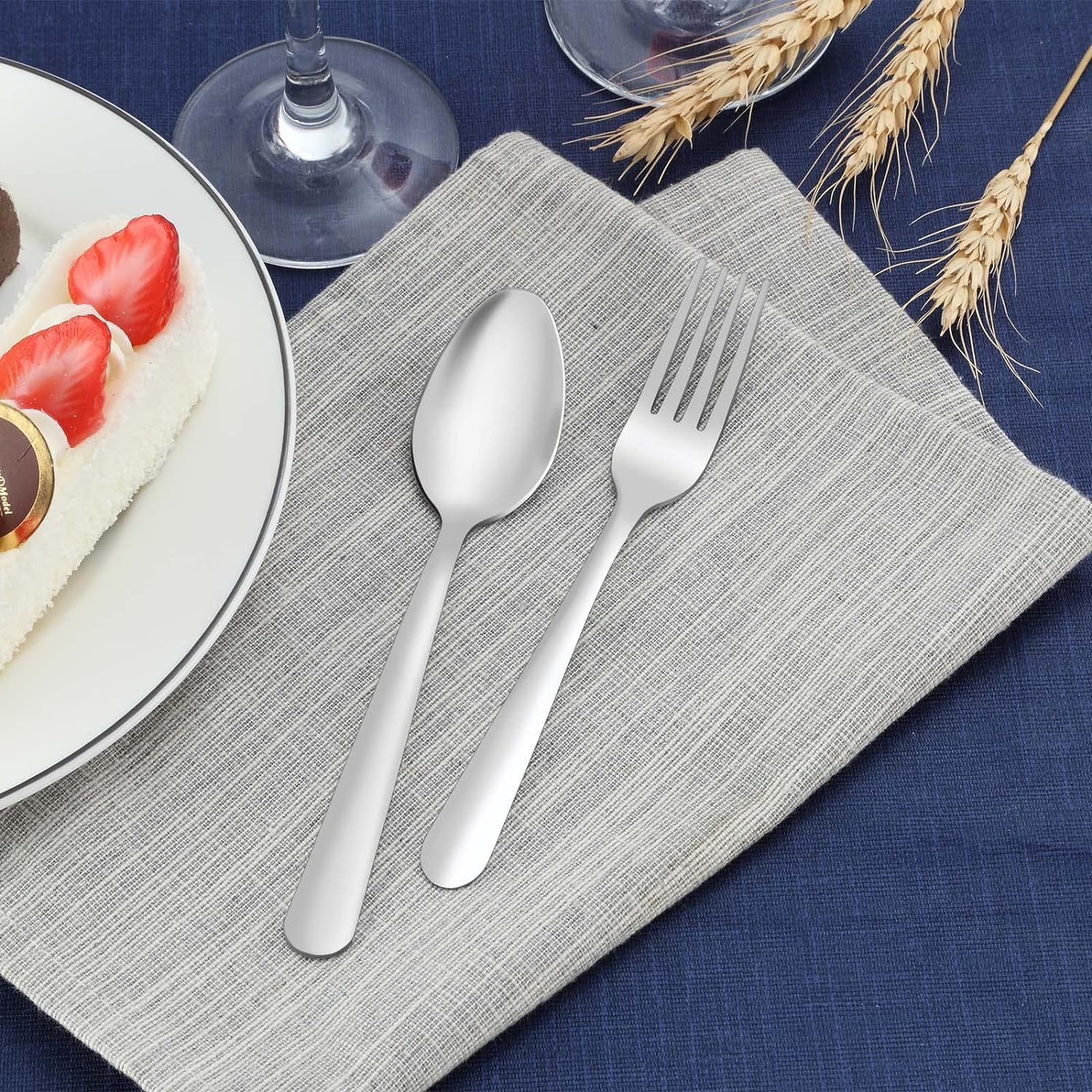 36-Piece Salad Forks Set, 5.9 Inches Stainless Steel Forks Silverware, Durable Dessert Forks Set, Cost-Effective Small Forks for Home, Kitchen, Restaurant - Mirror Polished, Dishwasher Safe image number 4