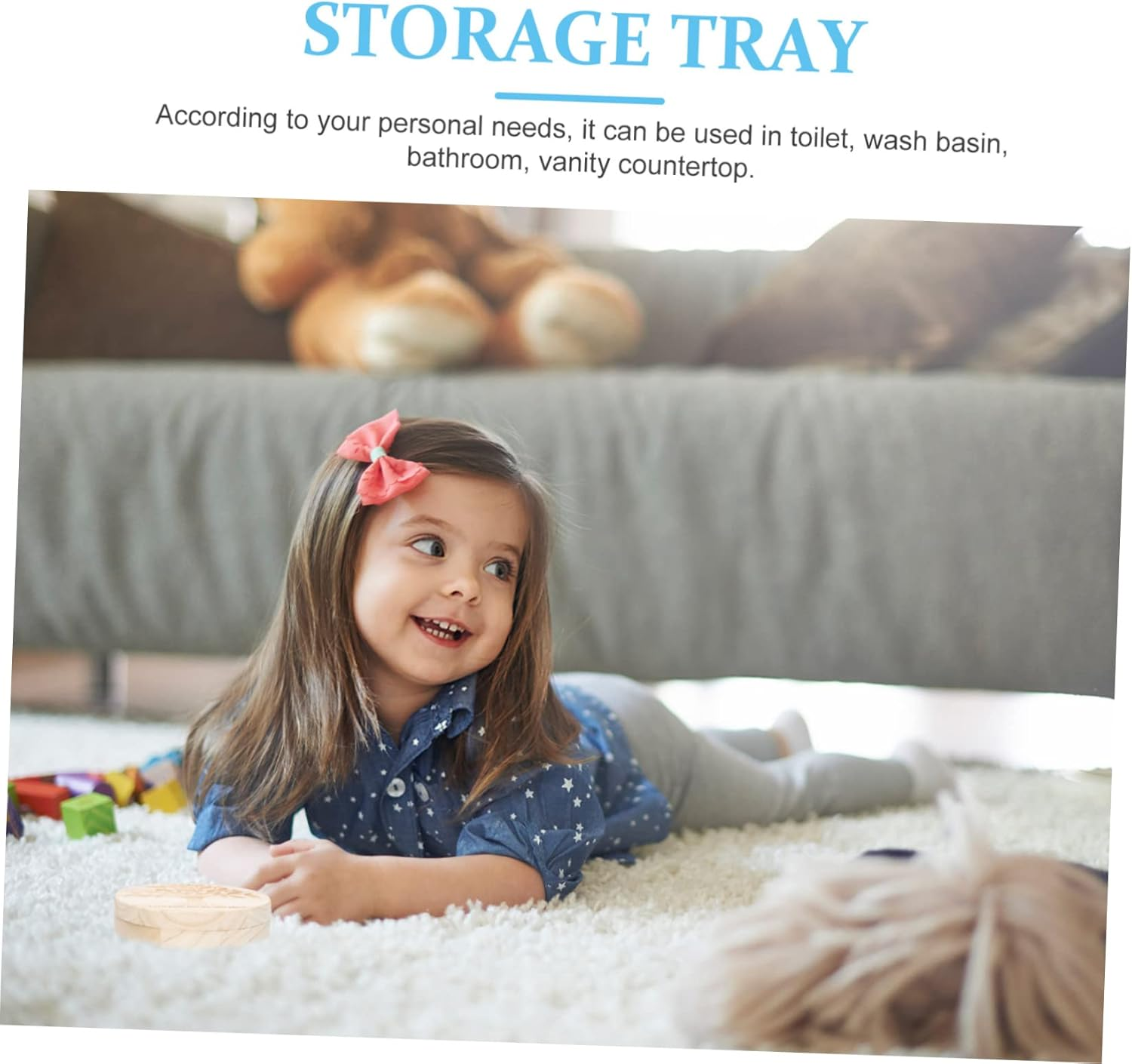 Ifundom Baby Tooth Box and Hair Keepsake for Babies Wooden Teeth Storage Box Newborn image number 1