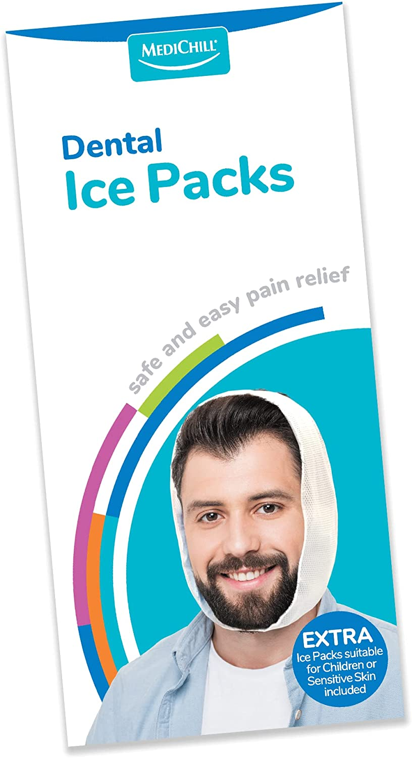 Medichill Dental Ice Pack - Face Cold Pack for TMJ, Oral & Dental Surgery, Wisdom Teeth or Jaw Pain image number 2