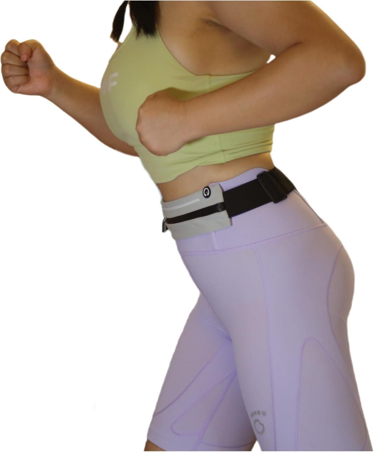 EVEREPIC Waterproof Running Bumbag with Zippers&Stretch Waistband-360&deg; Reflective Strips Unisex Sport Belt Bag for Jogging, Gym-Secure Phone Holder Running Accessories (Men/Women) (Rose Red)