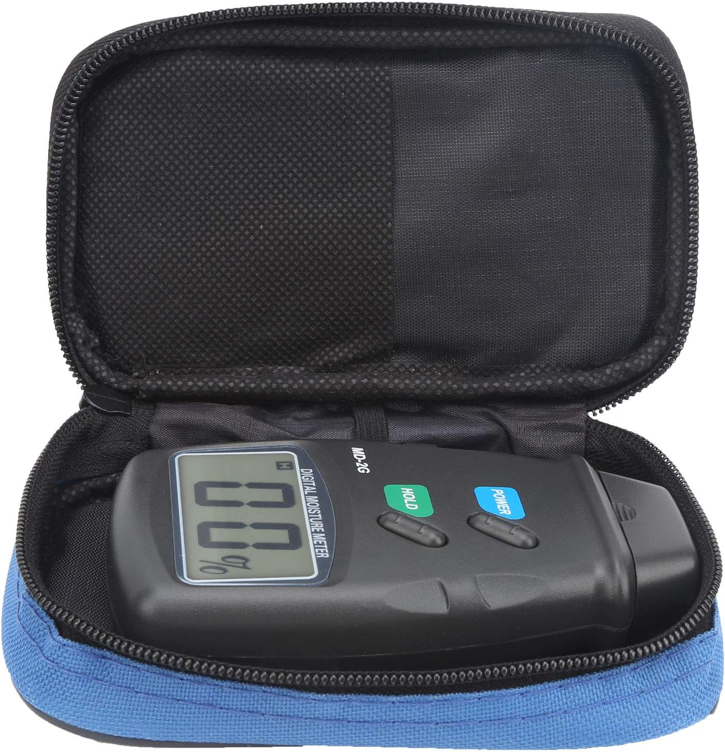 Viagasafamido Wood Moisturizer, Digital Tester with 5% -40% Measuring Range, ABS Material, Simple Operation for the Chemical Industry, Building Materials and More image number 2