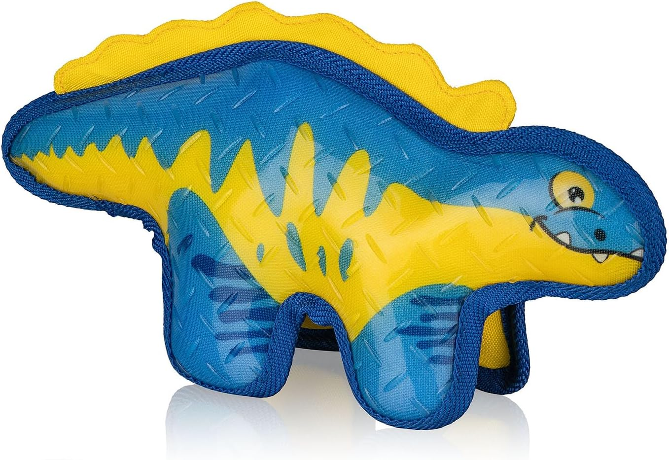 Knuffelwuff Dog Toy Dinosaur Brachiosaurus Made of Rubber and Fabric - Throwing and Fetch Fun for Land and Water with Integrated Squeaker - Bpa-Free