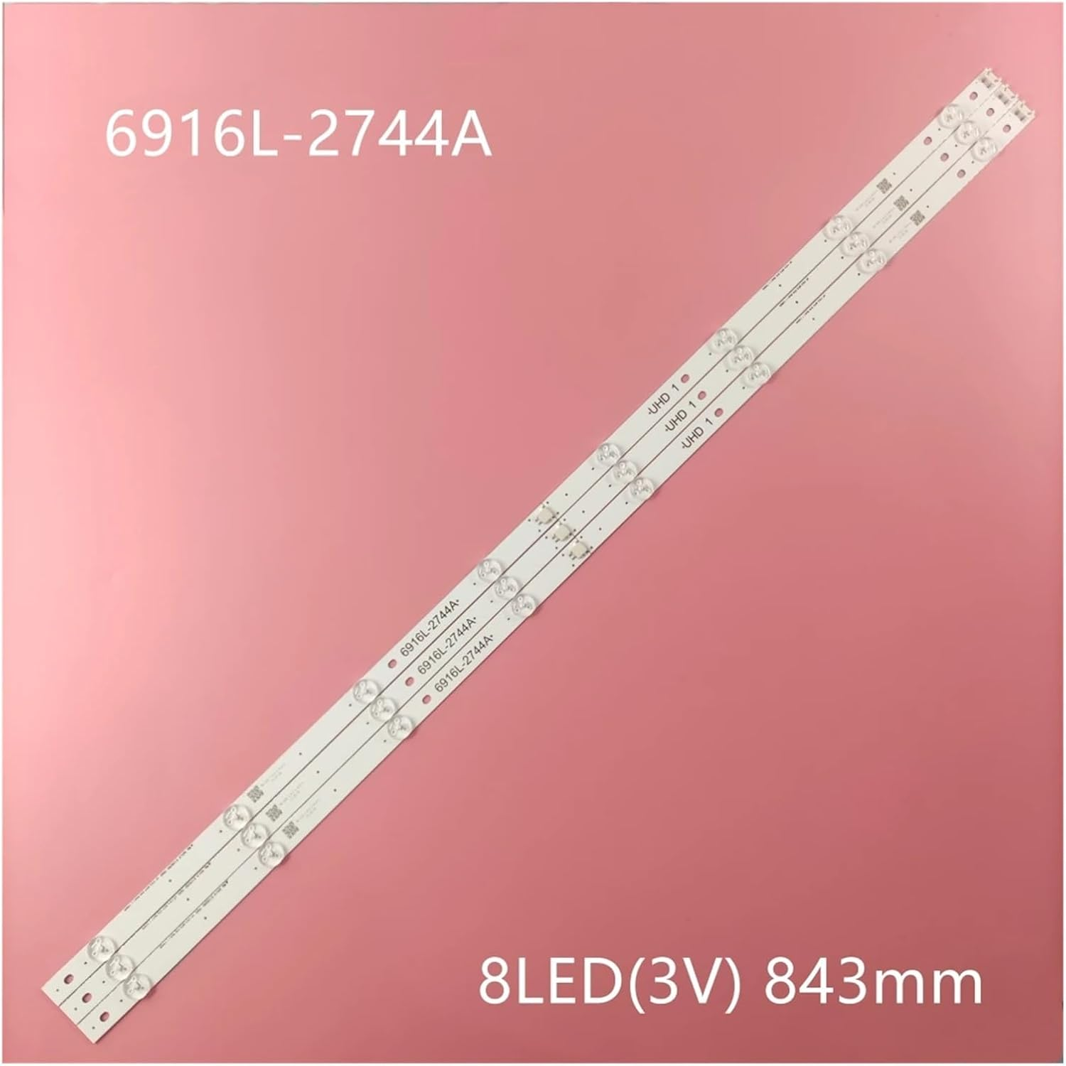 LED Backlight Strip for 43UH620V 43UH610T 43UH630V 43LF5700 43UH6100 43 V16.5 ART3 2744 6916L-2744A UHD 1 LC430DGE (FJ) (M2) (Color : 1 Lot) - 1 Lot image number 2