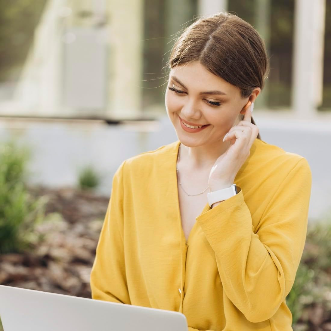 Hama, Freedom Buddy II Bluetooth Headphones, TWS, Earbuds, Voice Control, OR image number 4