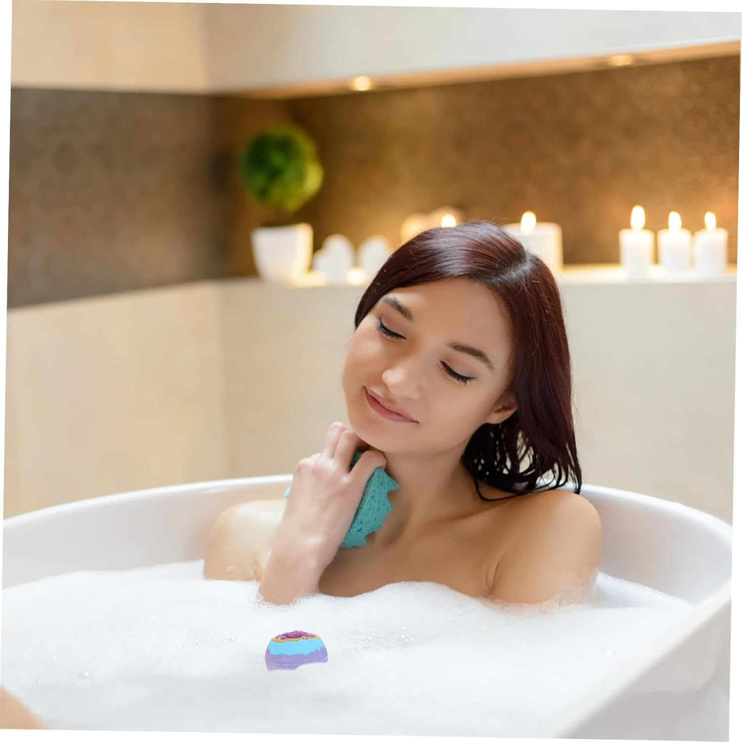 Minkissy 4Pcs Essential Oil Bath Natural Bathing Sea Salt for and Skin Nourishment for Each image number 5