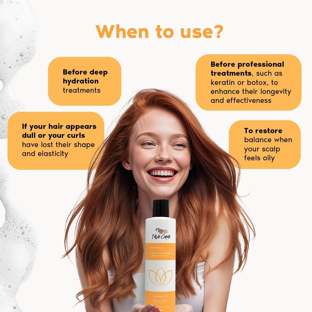 I Belli Capelli B-Tox Hair Smoothing Treatment with Deep Cleansing Shampoo and Repair Oil &ndash; Complete Straightening System for All Hair Types