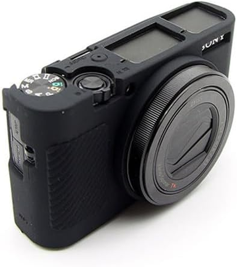 Camera Case for  RX100 VII, Soft Silicone Protective Cover Protector Skin Removable Lens Cover for  DSC-RX100 VII DSC-RX100M7 Digital Camera (Black) image number 6