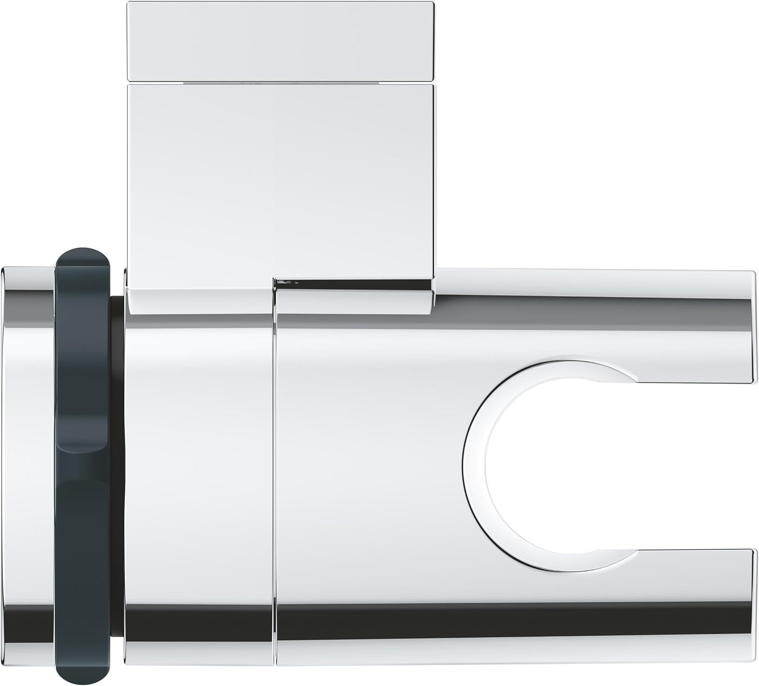 GROHE Vitalio 26183001 Universal Shower Head Holder (Wall Mounted, Adjustable, Maximum Load up to 20 Kg, Durable Surface, for Gluing or Drilling, with Screws and Dowels, No Glue), Chrome, image number 3