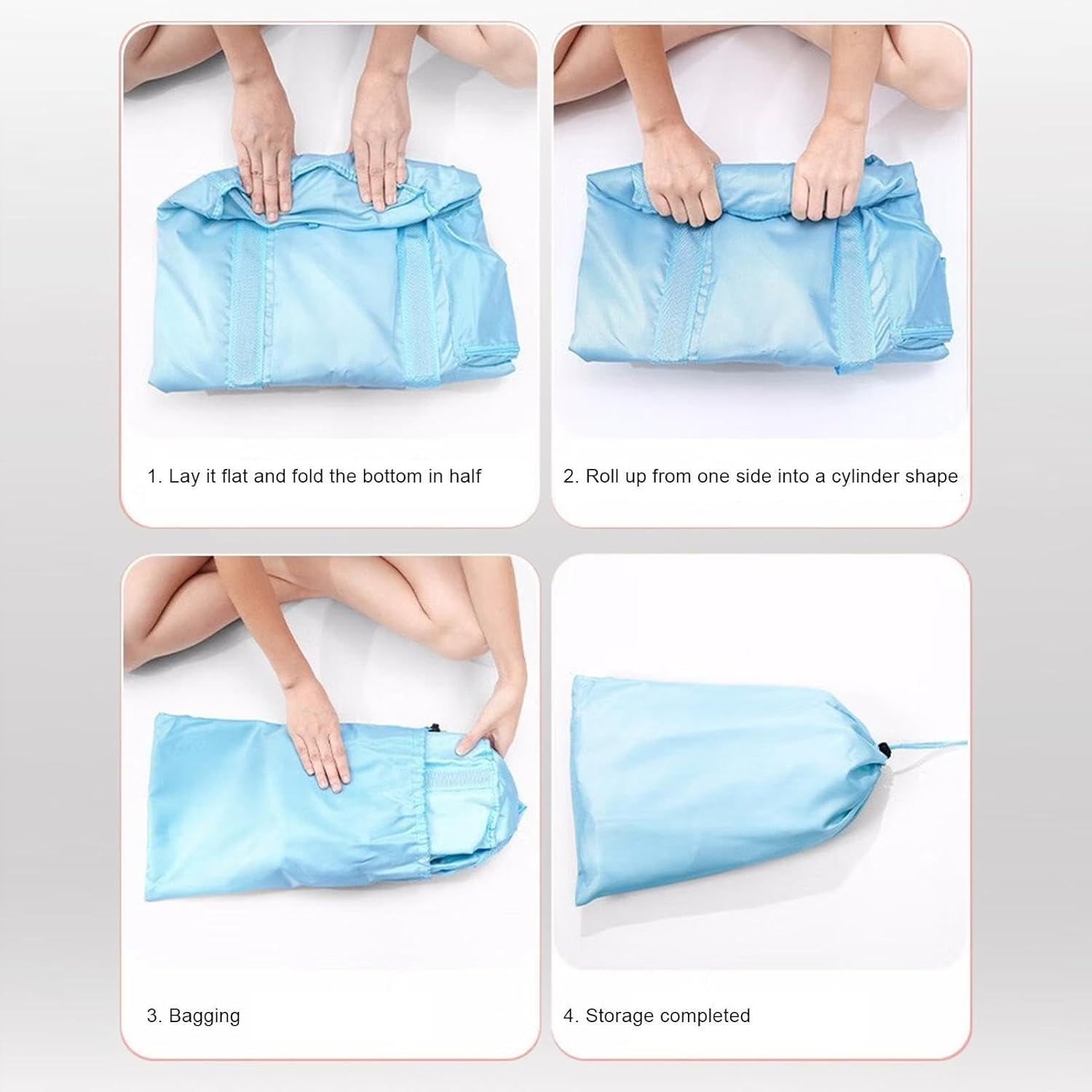 Leg Bath, Foldable Pedicure Tub, Foot Soaking Baths, Portable Foot Bath Tub, Foot Bucket with Zipper Closure, Leg Bath Bucket, Multifunctional Foot Massage for Soaking Feet, Spa, Outdoor image number 3