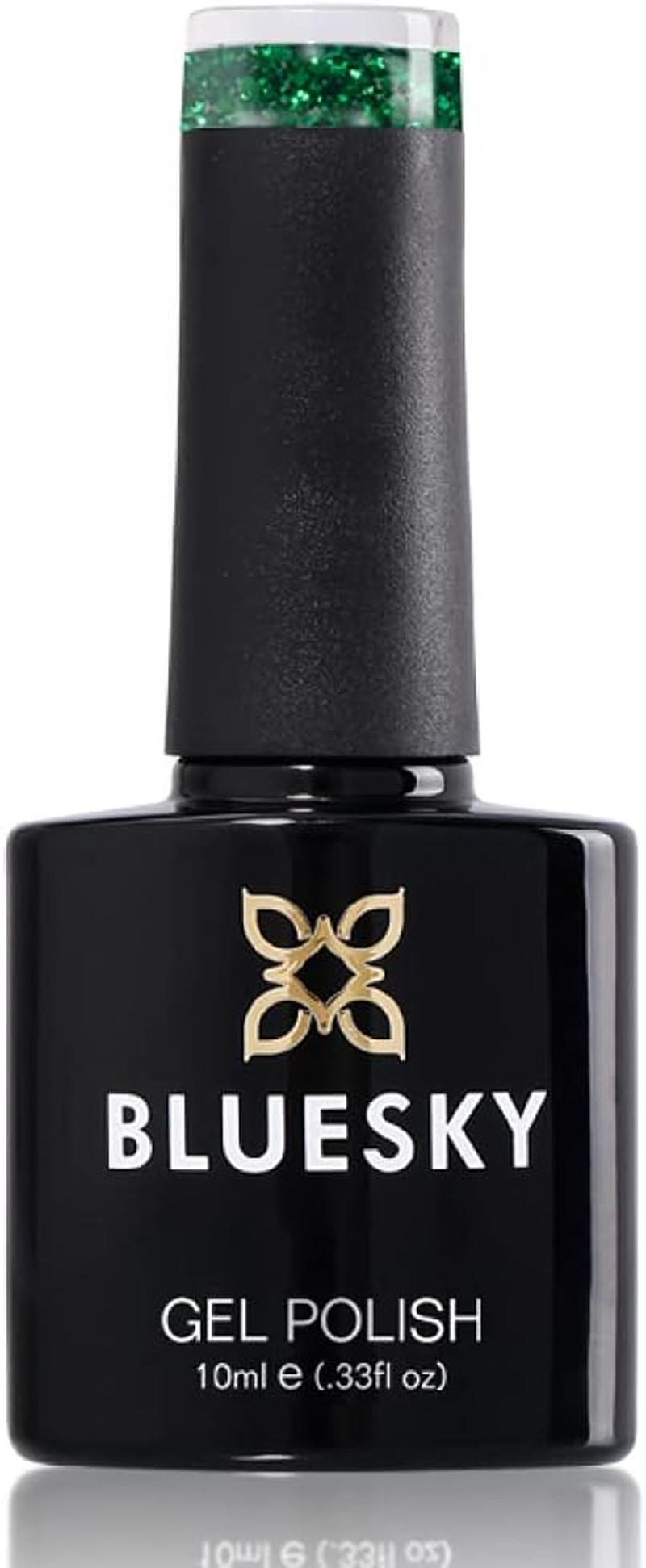 Bluesky Pine Tree Gel Nail Polish 10 Ml, Green Glitter image number 2