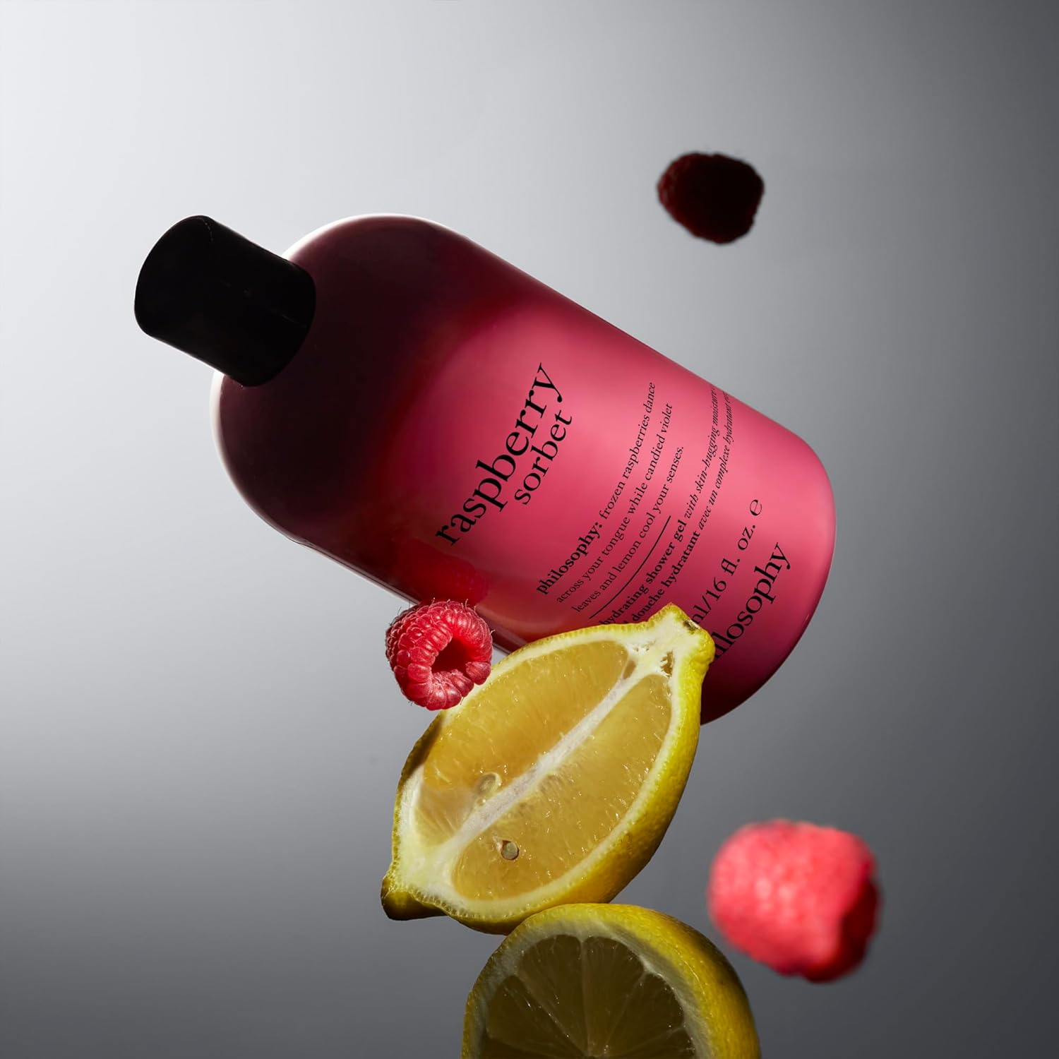 Philosophy Hydrating Shower Gel Raspberry Sorbet, 480Ml image number 4