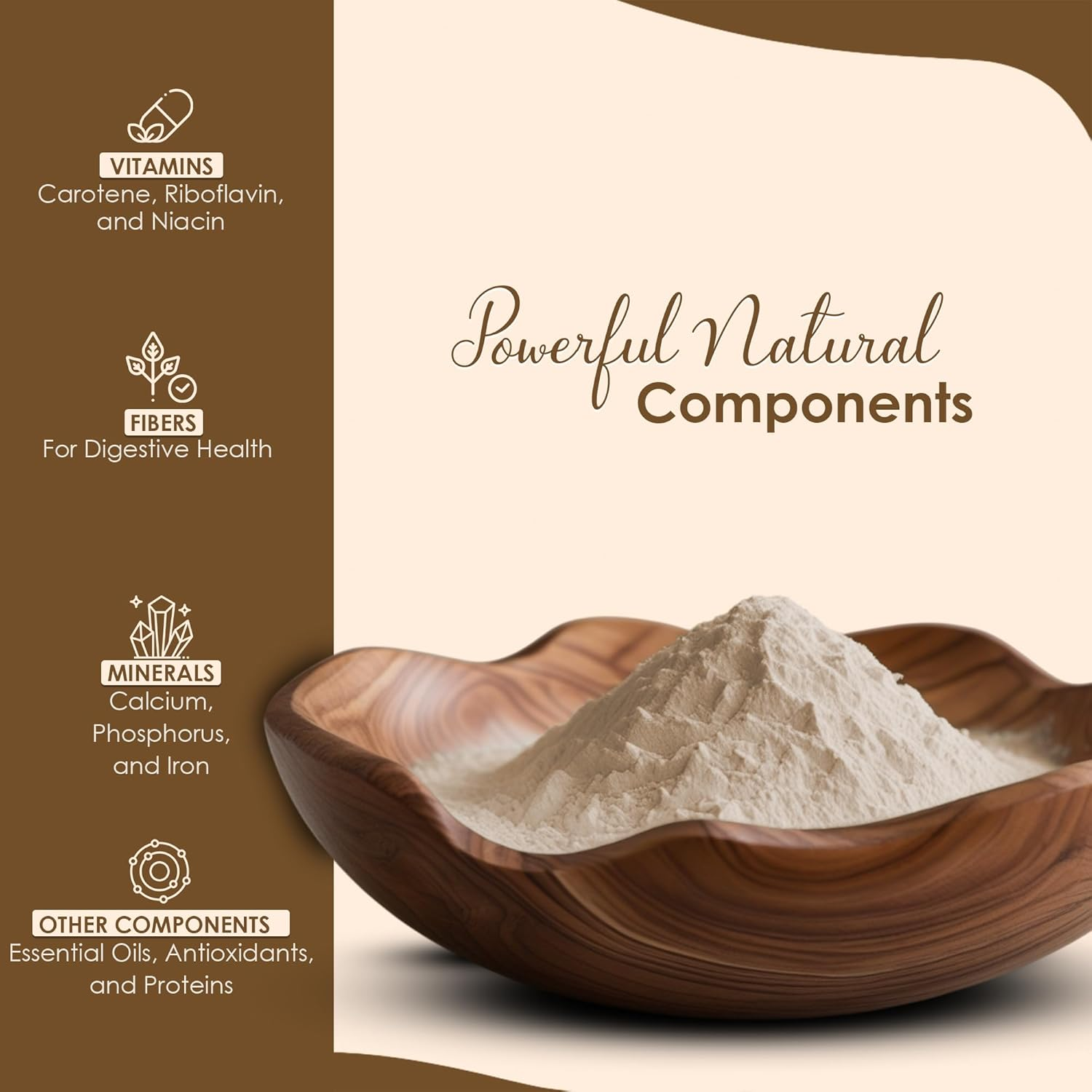 Asafoetida Powder(Hing) (Asafetida) by Mi Nature 454G (16.01 Oz) (1 Lb) | Pure & Natural | Indian Spice for Cooking| Gluten Free | No Added Preservatives| No GMO | Indian Origin image number 3