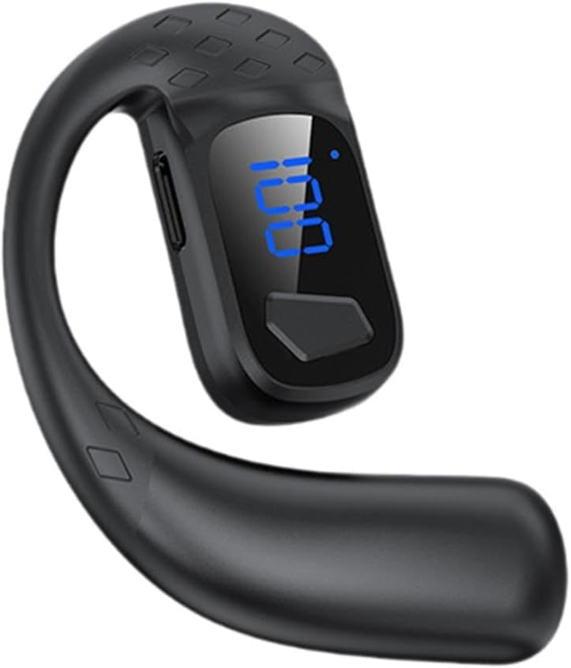 Over Ear Earphone Workout Fitness Portable Music Gym Gift Wireless Headphone Black Digital image number 3