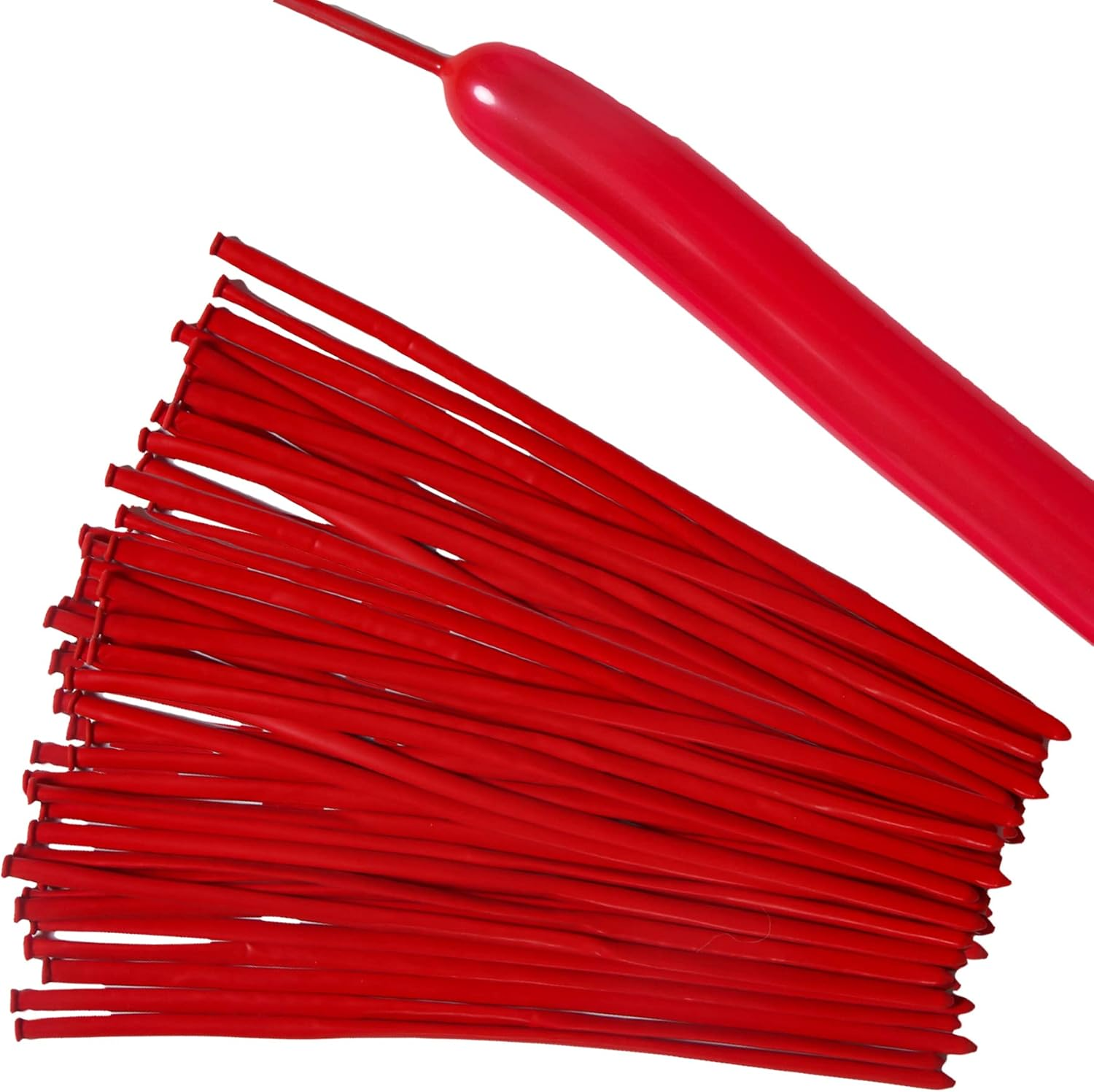 100Pcs Animals Twisting Balloons 260 Balloons Long Balloons Long Latex Balloons Garland for Birthday Wedding Party Decorations Supplies (Coffee) image number 4