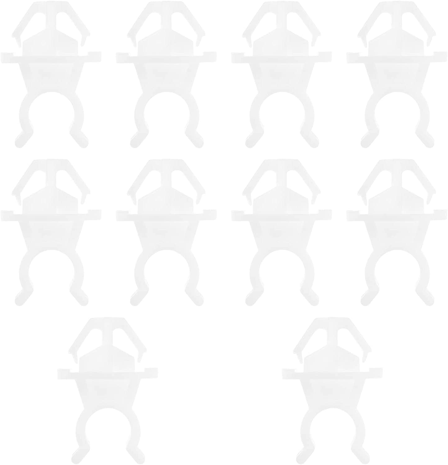 10Pcs Bonnet Stay Holder Clips Replacement Compatible with Honda Civic Accord Hood Prop Retaining Clip Car Accessories Plastic image number 4