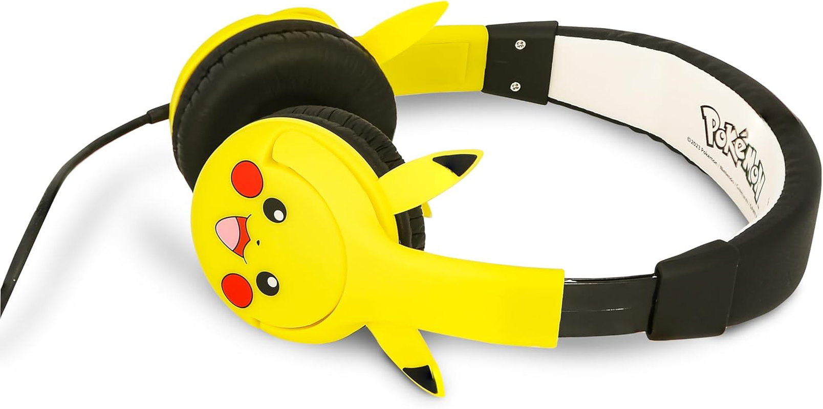 OTL Technologies PK1178 Pokemon Pikachu Ears Kids Wired Headphones Yellow image number 5