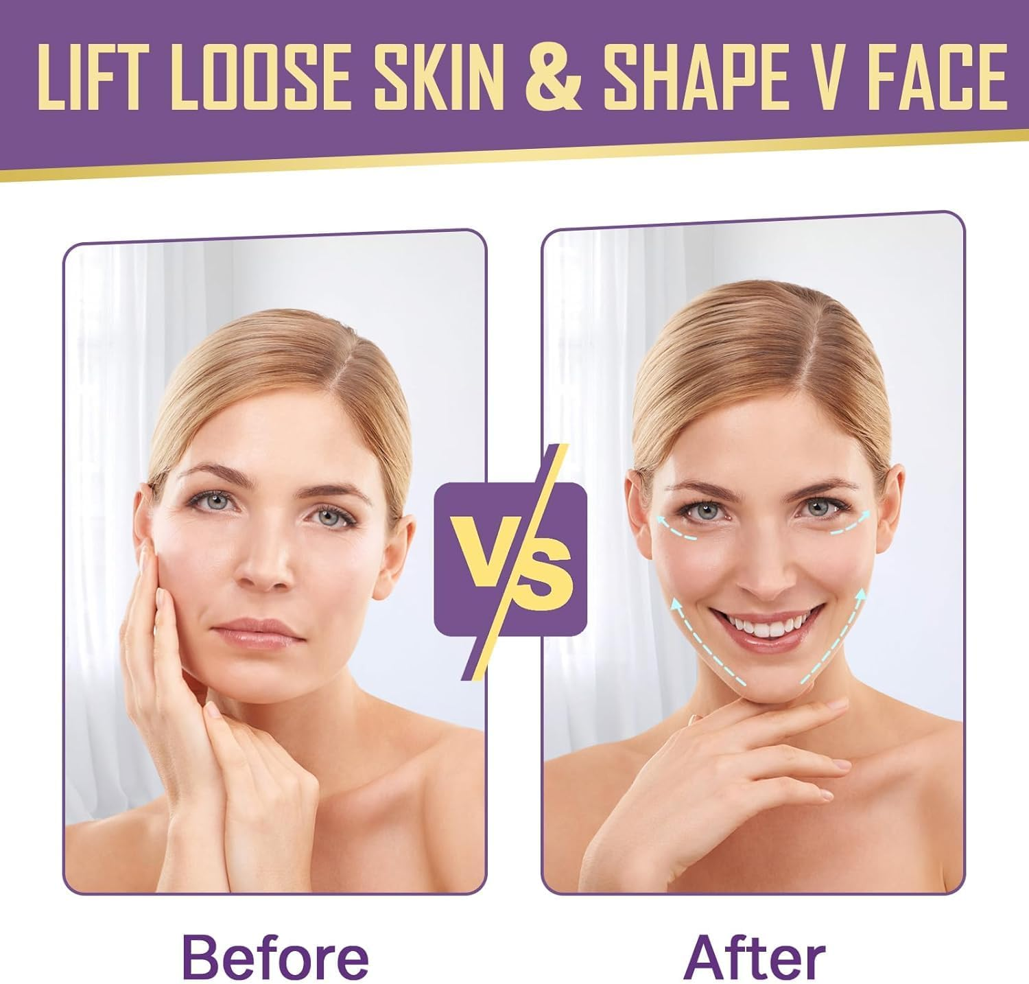 120 PCS Face Lift Tape Invisible,Face Skin Tape for Wrinkles Overnight,Neck & Forehead Wrinkle Patches,Instant Face Lift & Shape V Face, Hide Wrinkles & Double Chin image number 3