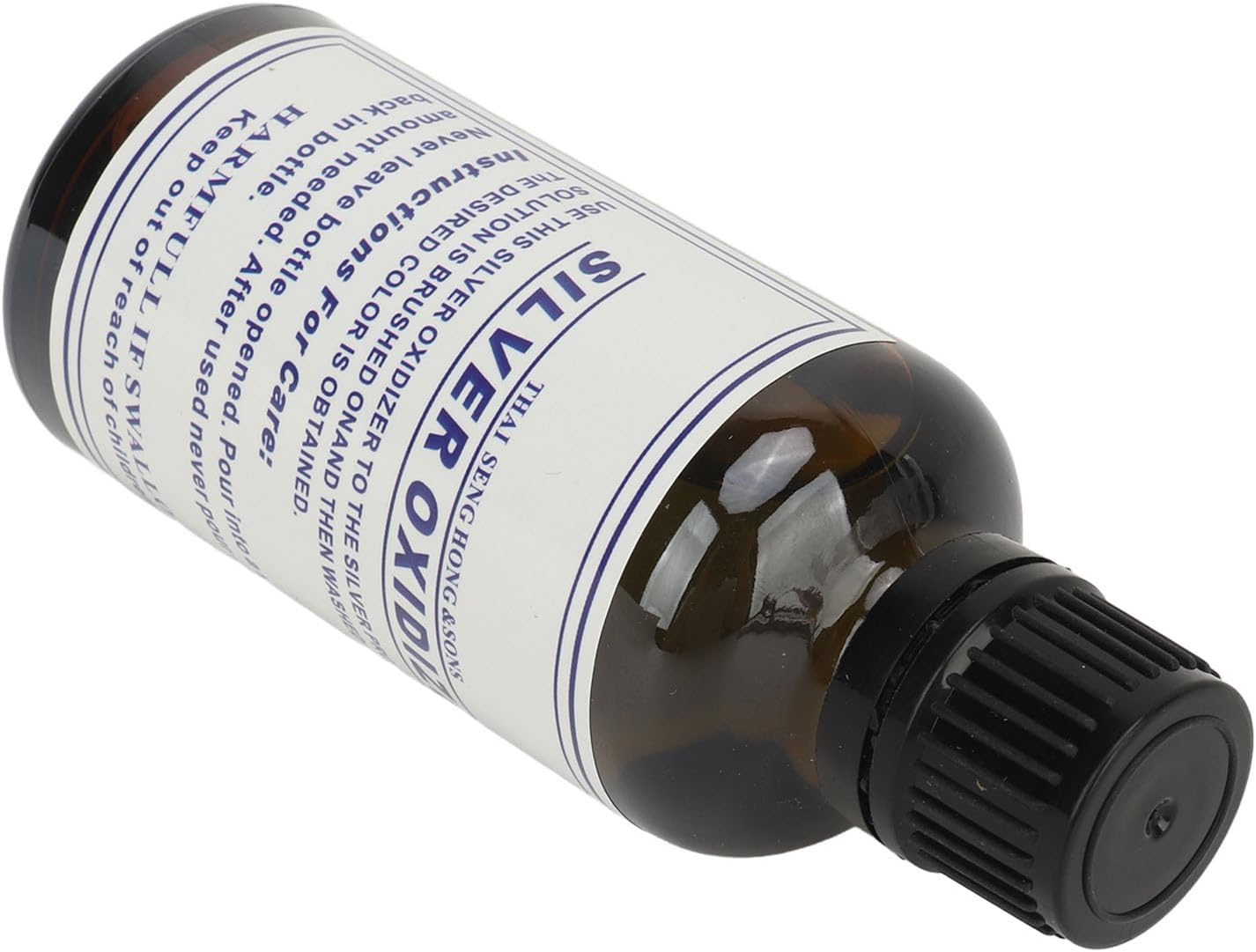 Silver Oxidizer Solution Jewelry Making Black, Vintage Effect Sterling Silver Oxidizer Solution, Fast Acting, Easy to Use, Controlled Application, 50Ml for Jewelry Making image number 2