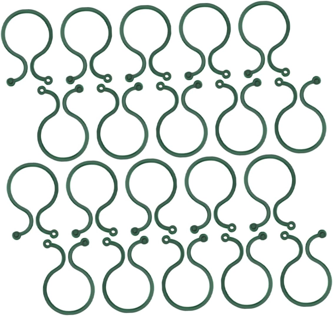 VINTORKY 150Pcs Plastic Plant Climbing Clips for Vine Support Secure Outdoor Garden Bonsai Flower Stem Holder Reusable Gardening Plant Clip image number 5