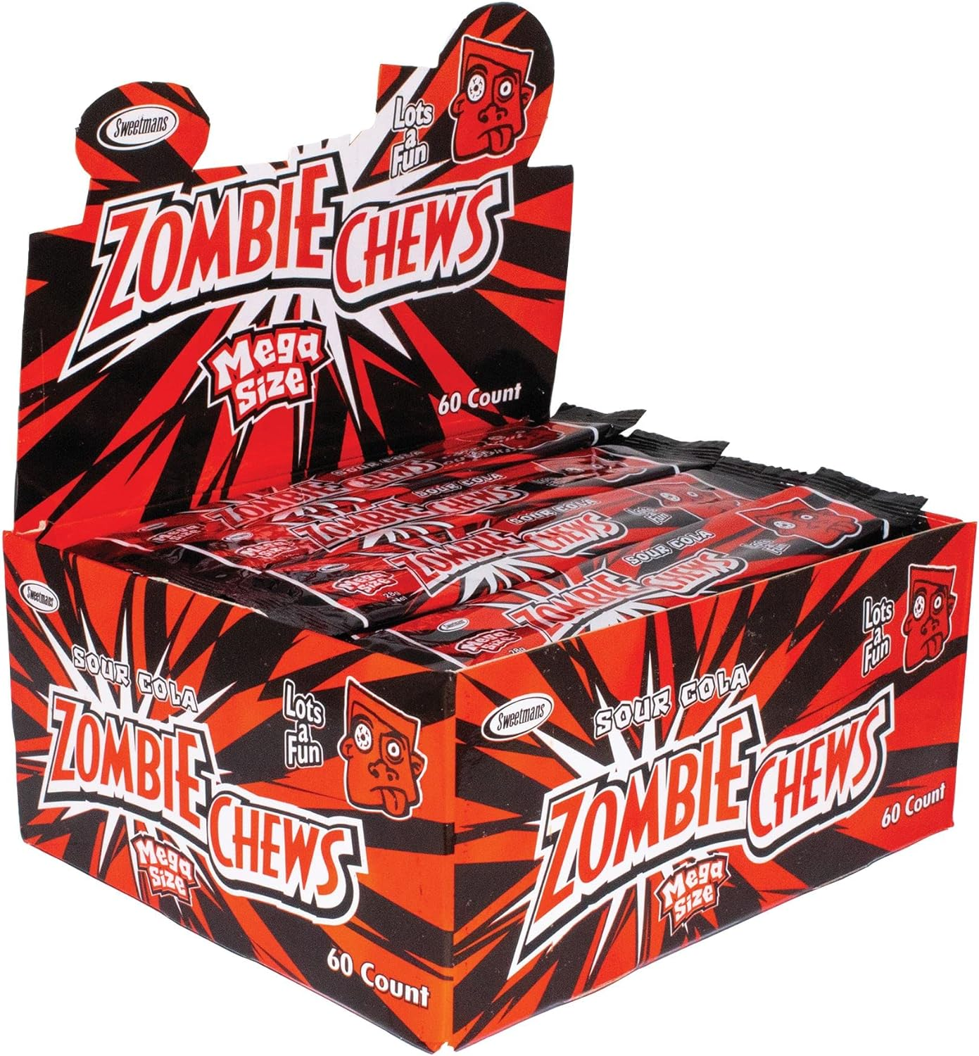 Zombie Chews Grape Flavour 28G X 72 image number 1