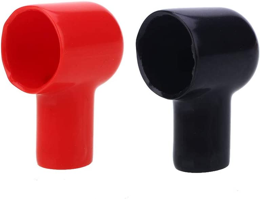 ANLEMIN Car Battery Cover- Automotive Replacement Battery Terminals Ends - Flexible Battery Terminal Boots Insulator Covers - 20PCS image number 1